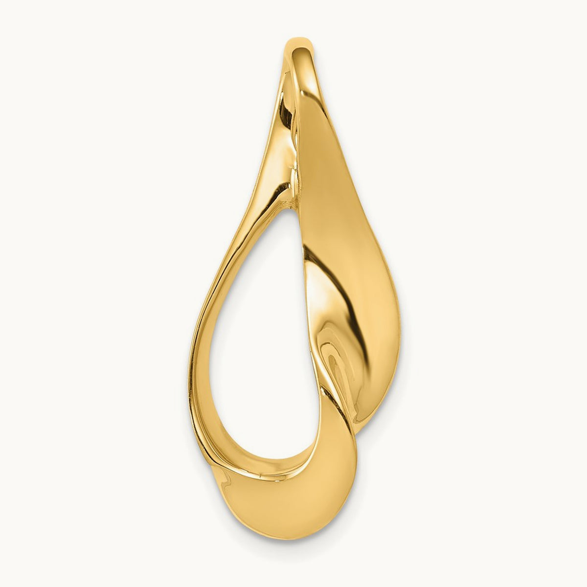 Fits up to Regular, 6mm Fancy Reversible Omega Slide, 3mm, 14K