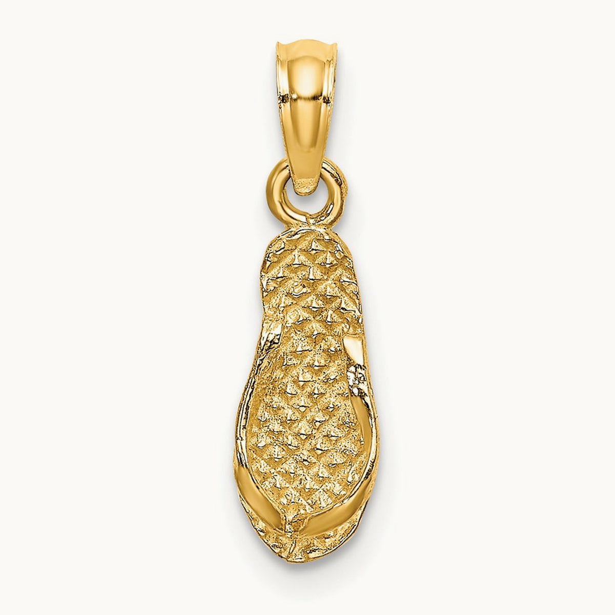 3D CAPTIVA Flip-Flop Charm, 14K