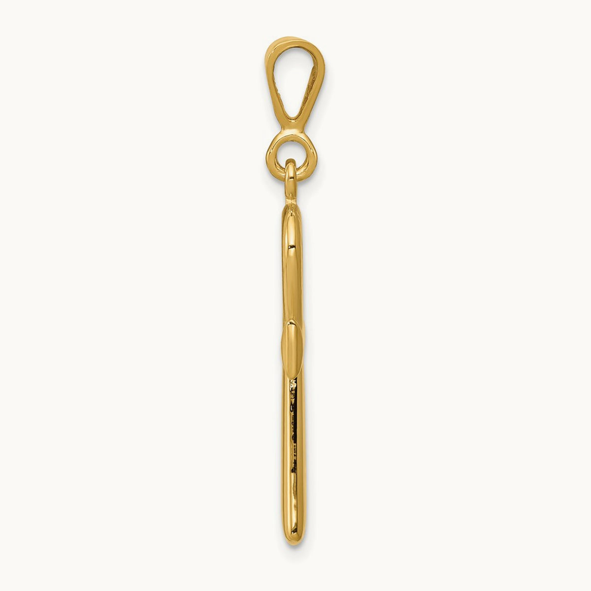 Egyptian Ankh Cross Pendant, 14K