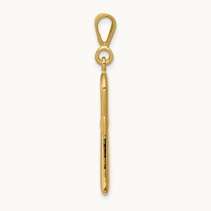 Egyptian Ankh Cross Pendant, 14K