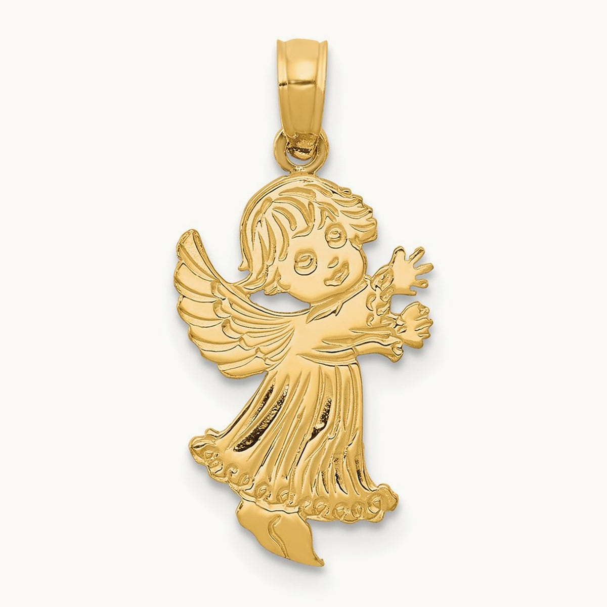 Angel Pendant, 14K