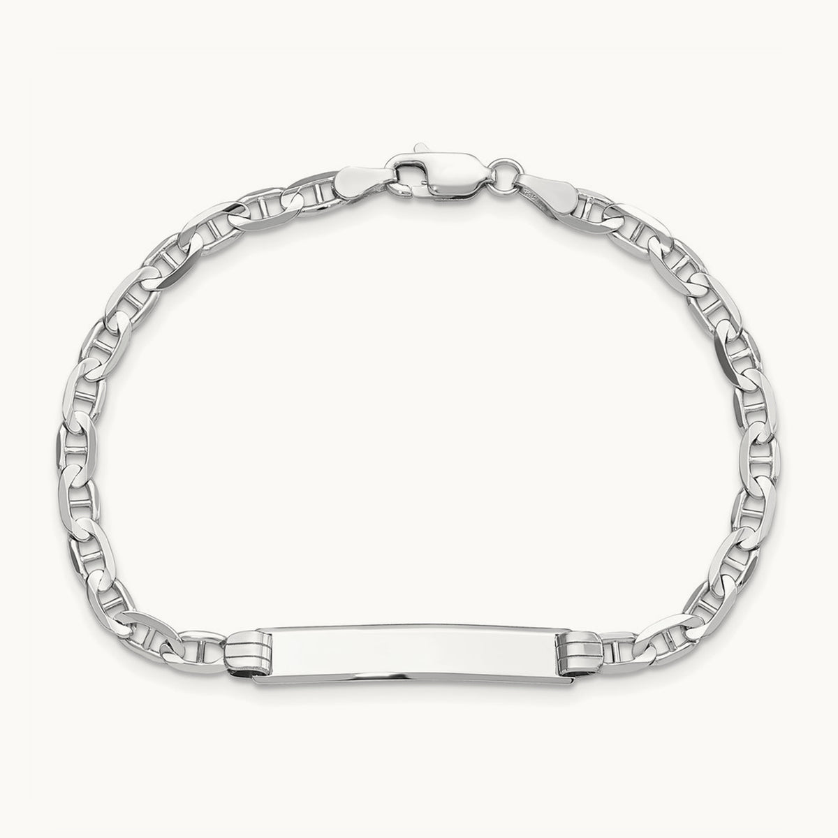 WG Anchor Link ID Bracelet, 14K