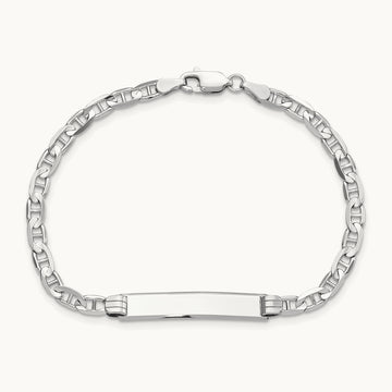WG Anchor Link ID Bracelet, 14K