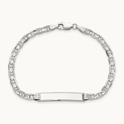 WG Anchor Link ID Bracelet, 14K