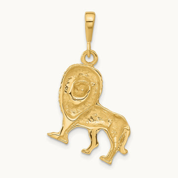 Lion Charm, 14K