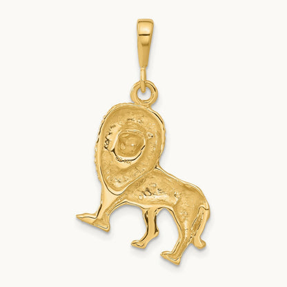 Lion Charm, 14K