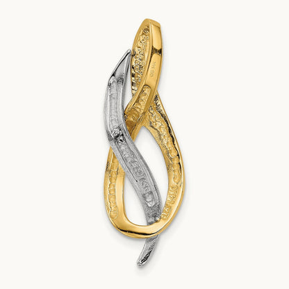 Slide, 14K Two-tone
