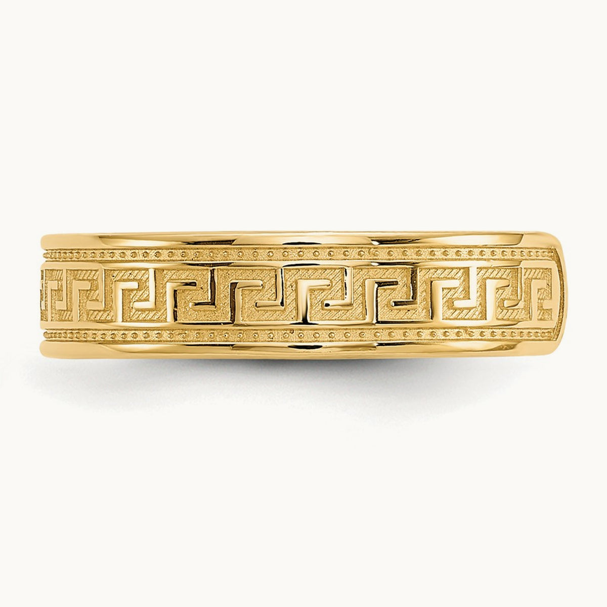 Greek Key Toe Ring, 14K