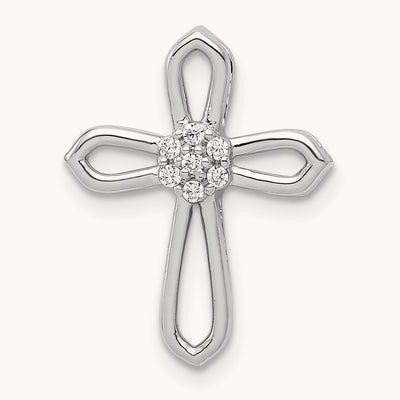 1/20ct. Diamond Cross Pendant — photo set