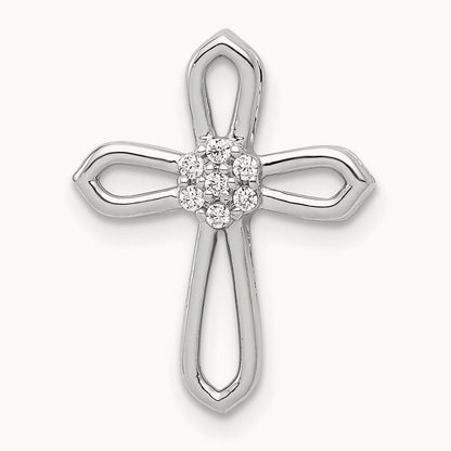 1/20ct. Diamond Cross Pendant — photo set