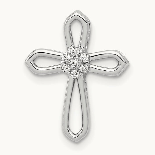 1/20ct. Diamond Cross Pendant — photo set