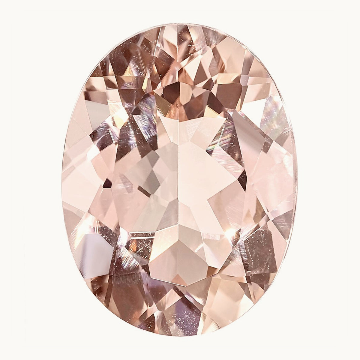 10x8mm Oval Morganite (pink) AAA Quality