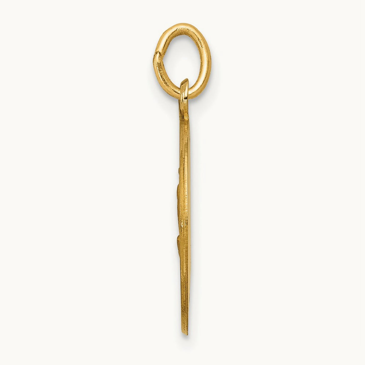 Our Lady of Fatima Medal Charm, 14K