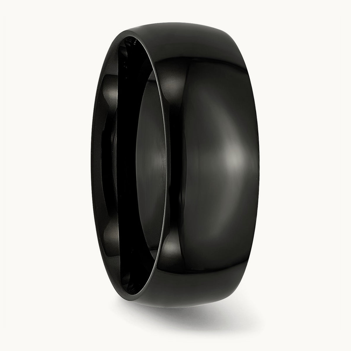 IP-plated Polished Band — 8mm