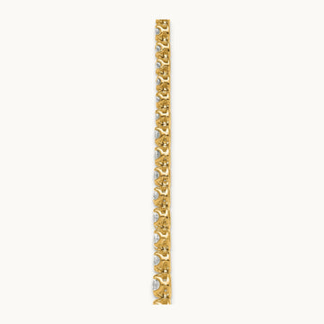 Graduated Layered Tennis Necklace, 15.00 ct tw Lab-Grown Diamond