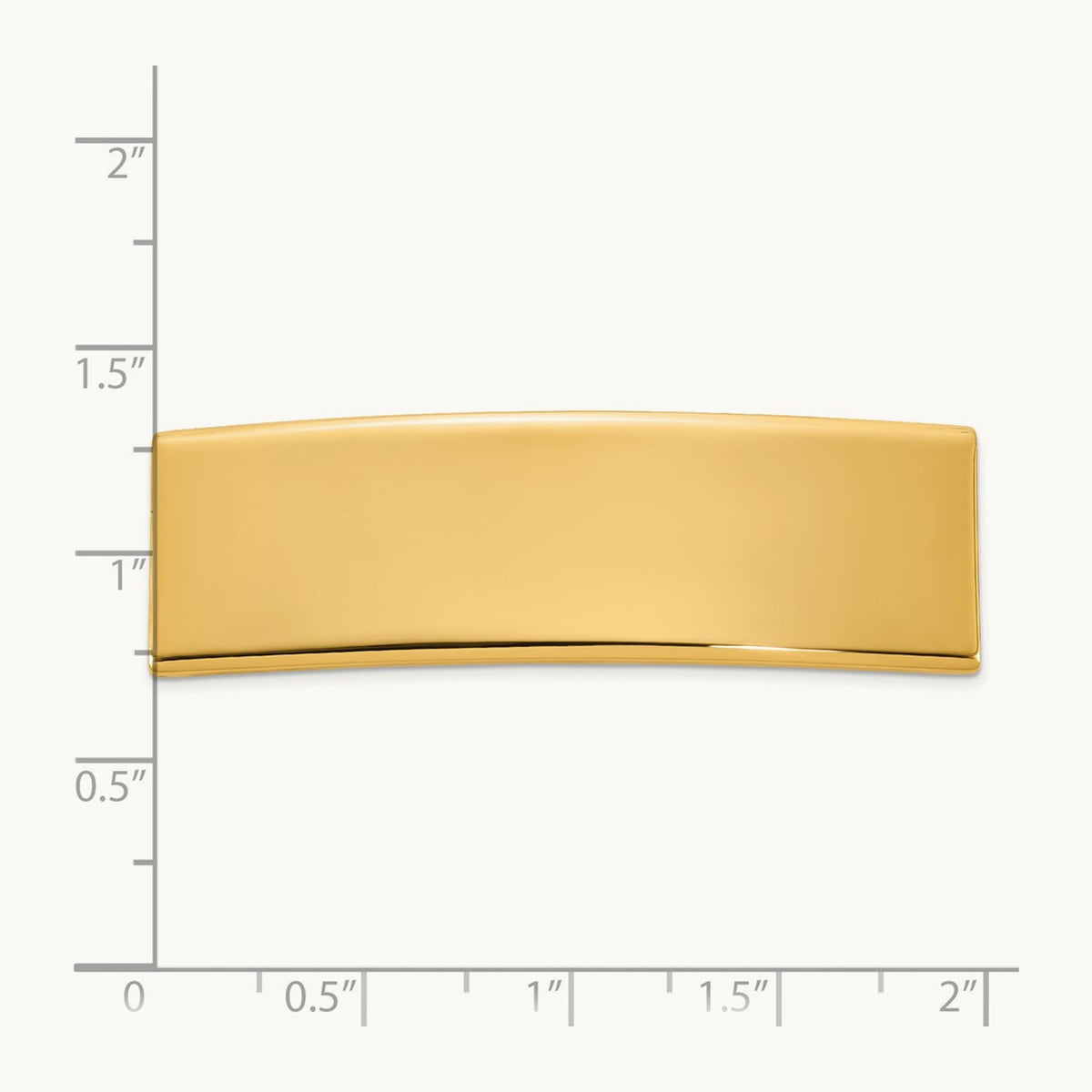 48x14x2 mm ID Plate, 14K
