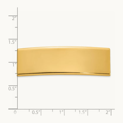 48x14x2 mm ID Plate, 14K
