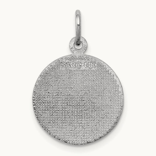 Communion Charm, 14K White Gold