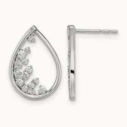 Polished Teardrop Post Earrings — photo set