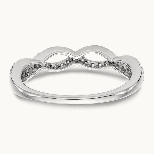 Diamond Band, 14K White Gold