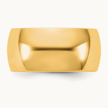 Standard Comfort Fit Band, 10mm, 10K Yellow Gold
