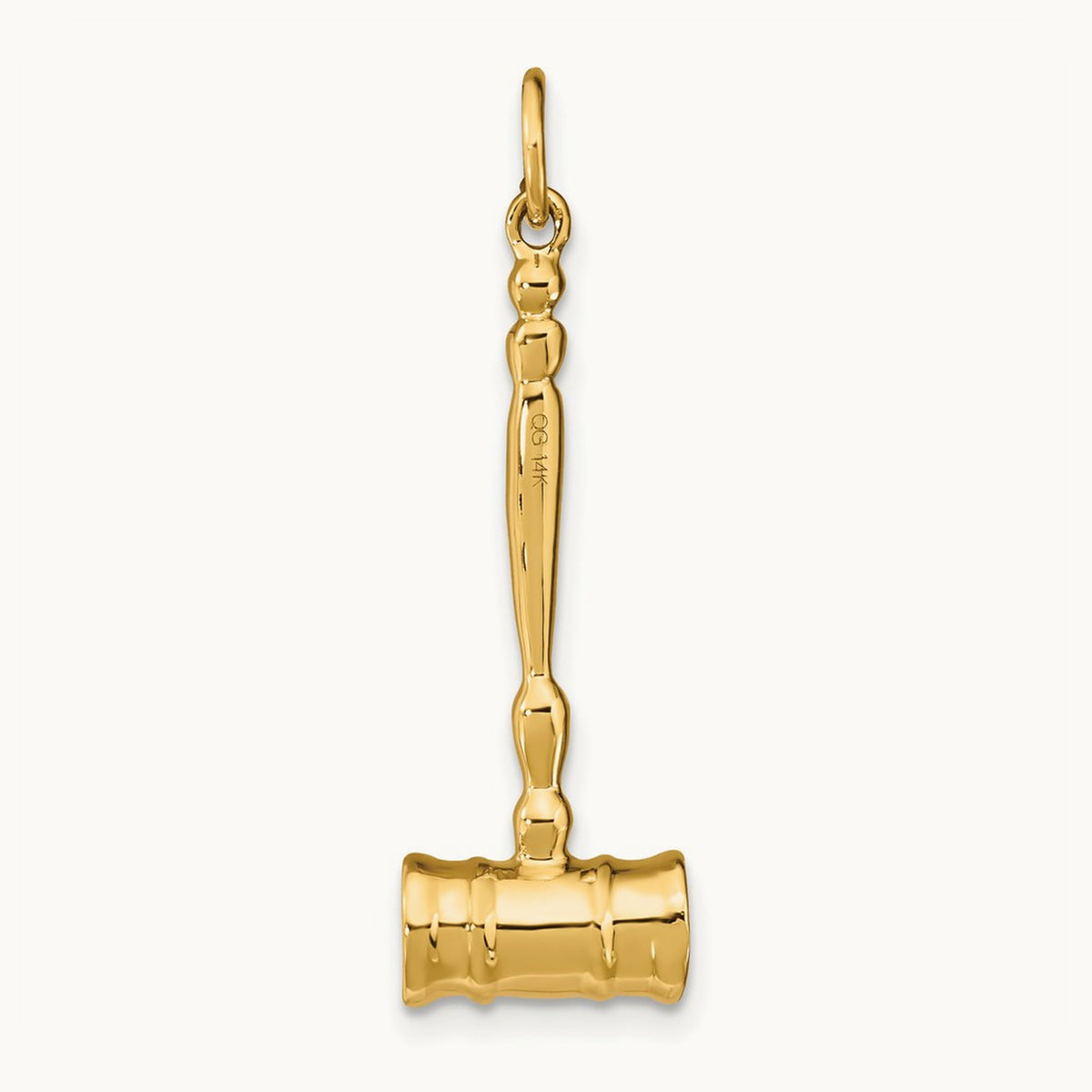 3-D Gavel Charm — 28mm