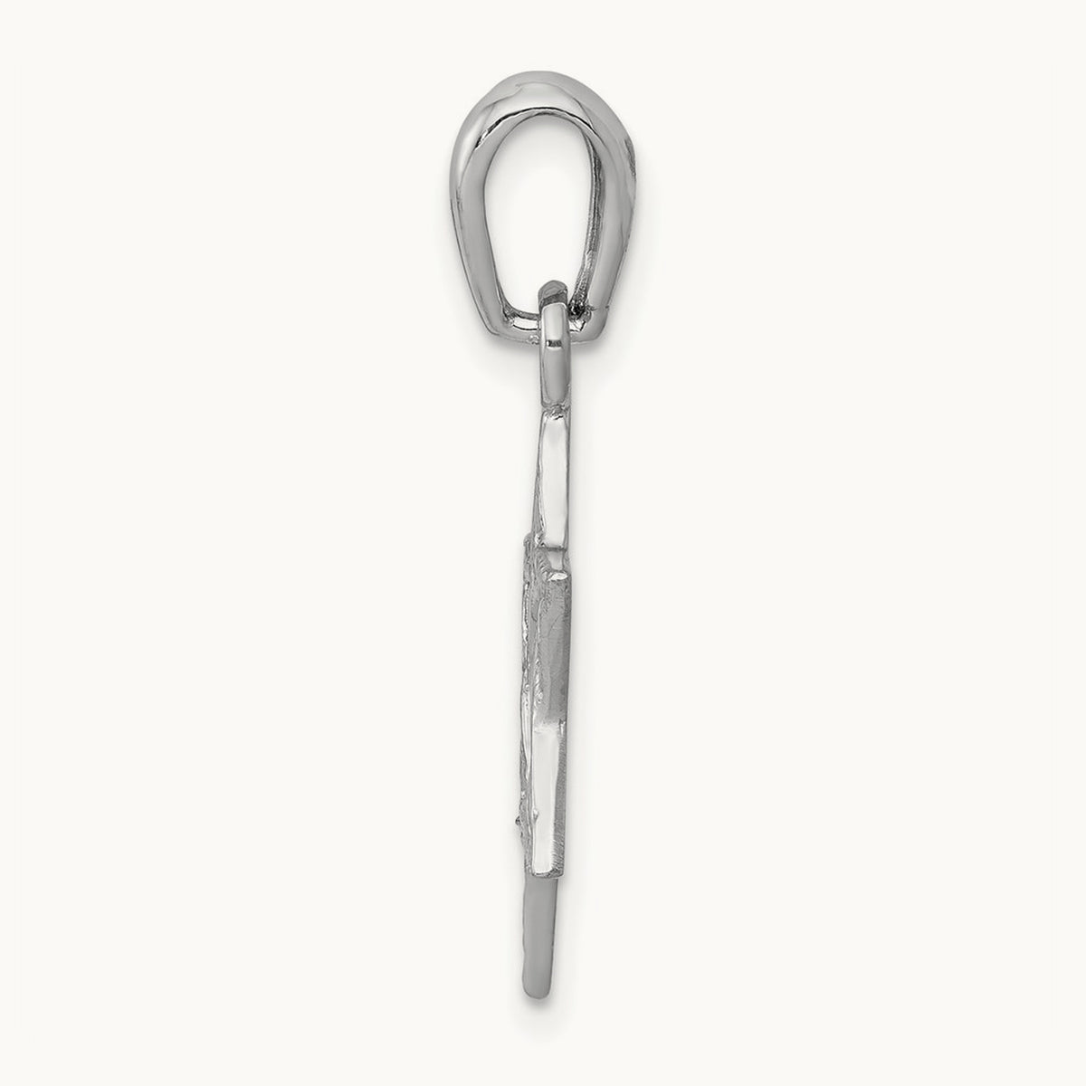 Star Of David Pendant, 14K White Gold