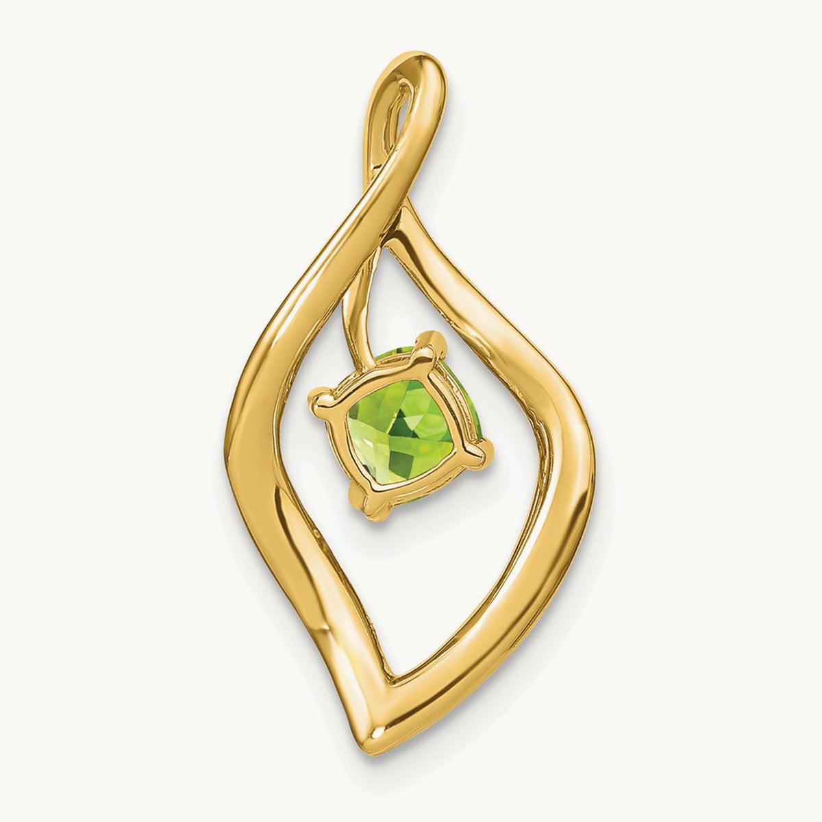 Peridot and Diamond Pendant — photo set