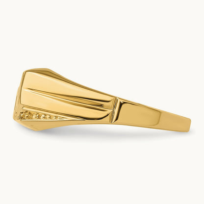 AA Diamond men's ring, 14K