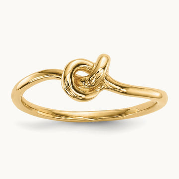 Polished Knot Ring, 14K