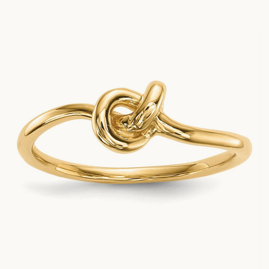 Polished Knot Ring, 14K