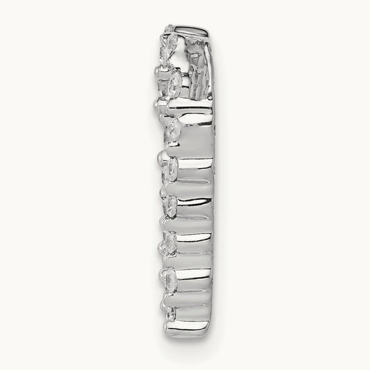 1/5ct. Diamond Heart Chain Slide — photo set