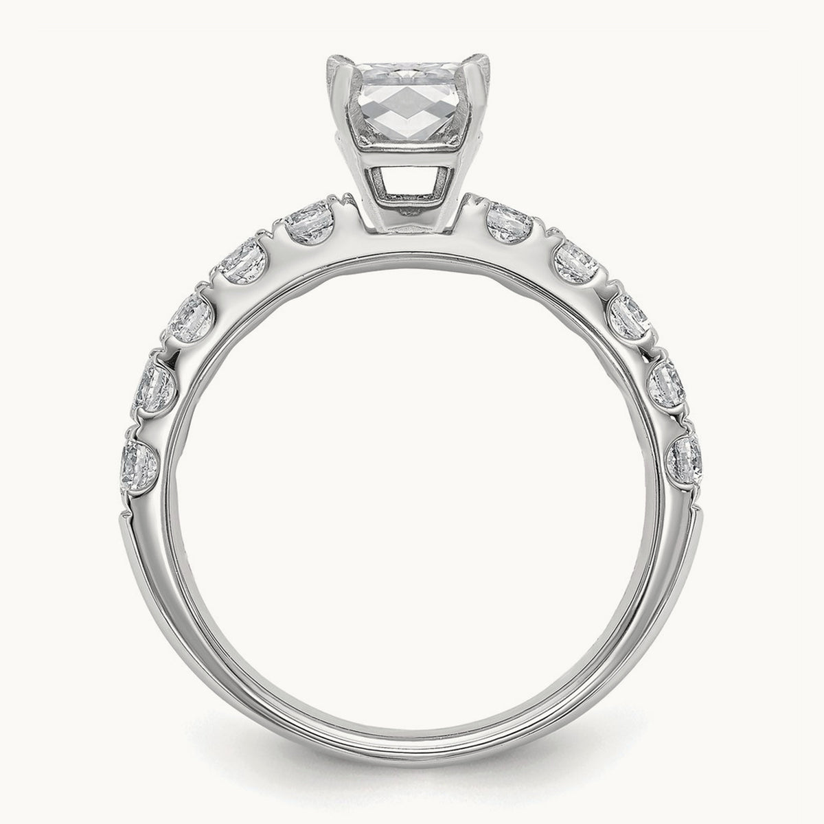 Emerald Engagement Ring — 1 3/4 ct, 7