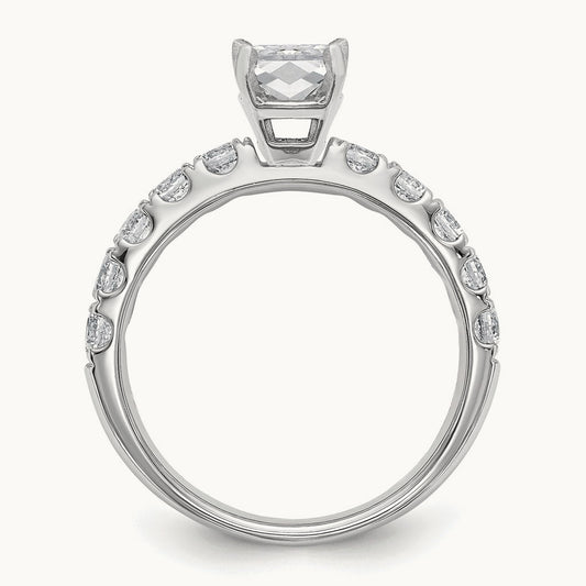 Emerald Engagement Ring — 1 3/4 ct, 7