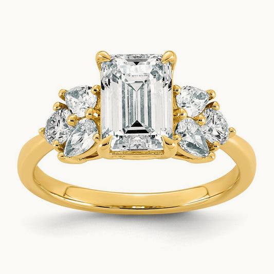 Emerald-cut Center Ring, 2.50 ct tw Lab-Grown Diamond