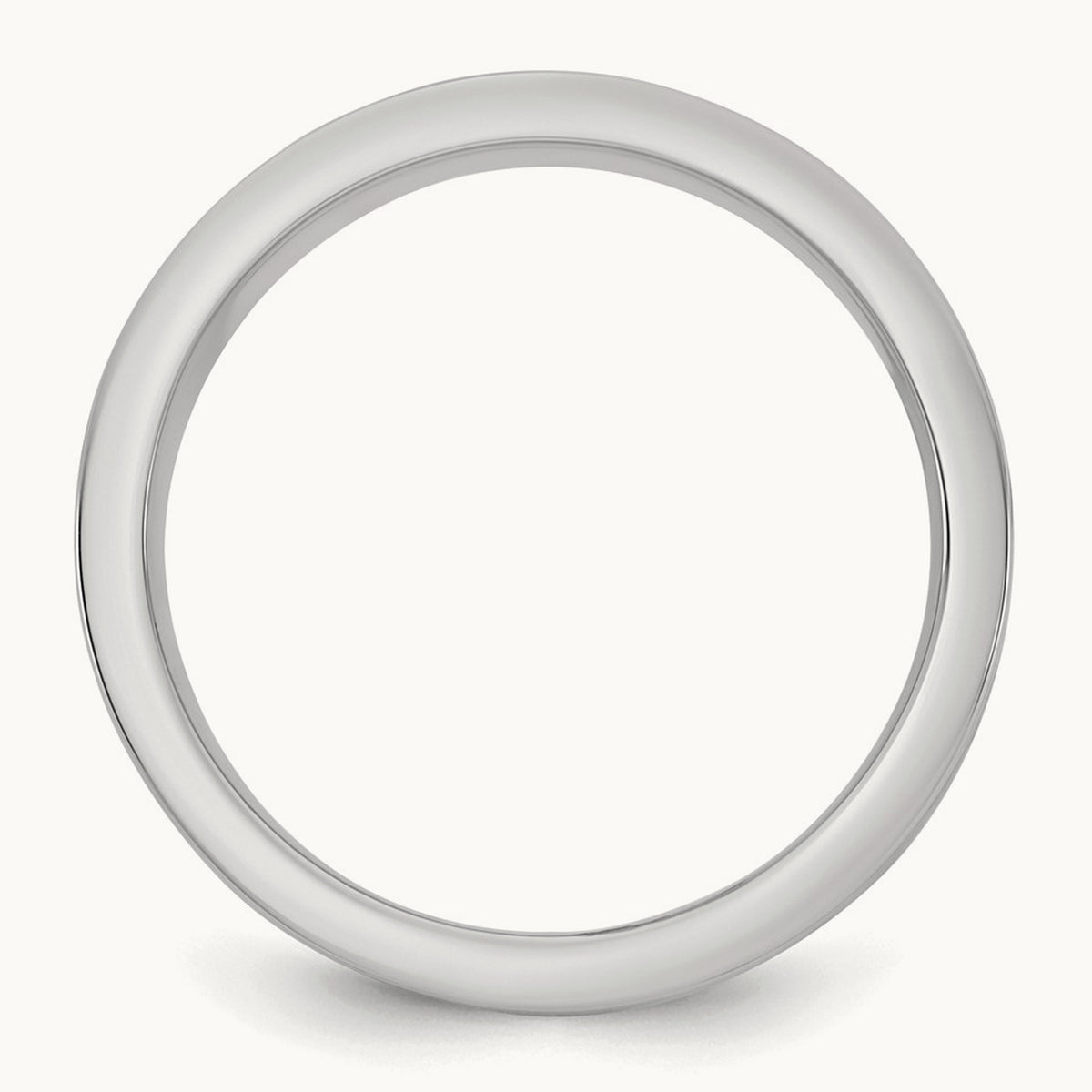 W/Y Step Up Flat Edge Wedding Band, 7mm, 14K Two-tone