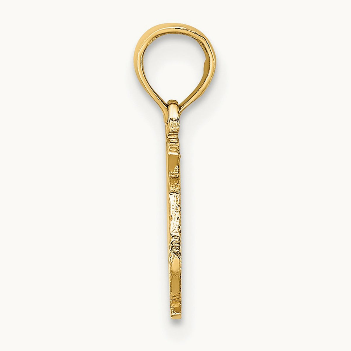 100% PISCES Zodiac Charm — 14K Yellow Gold