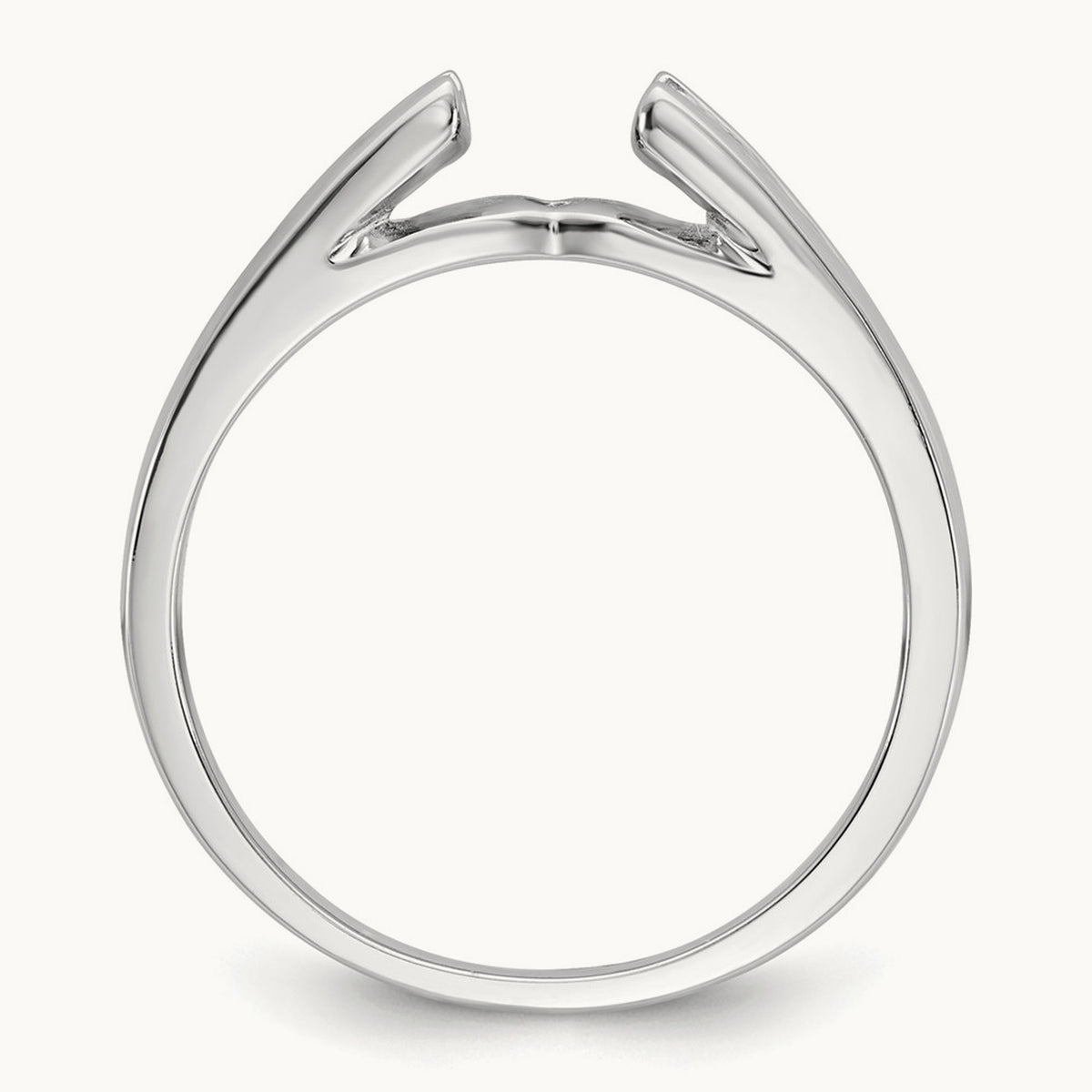 Peg Set Semi-Mount Engagement Ring, 0.15 ct tw