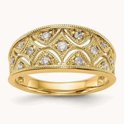 Diamond Band, 14K