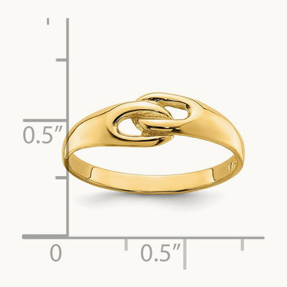 Free Form Knot Ring, 14K