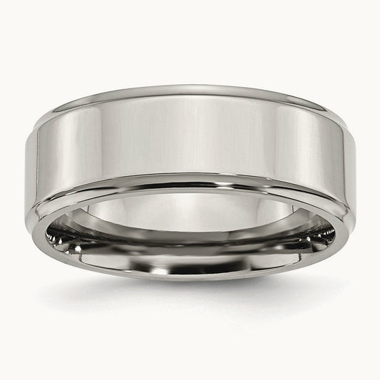 Polished Ridged Edge Band — photo set