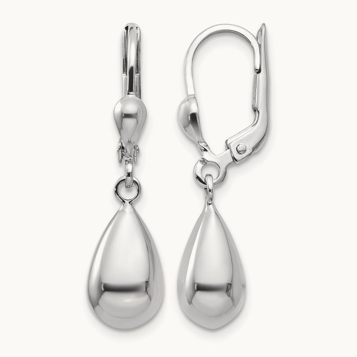 Polished Dangle Leverback Earrings — photo set