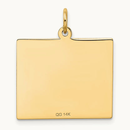 Tuesday the First Day Calendar Pendant, 14K