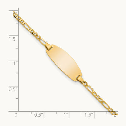 Oval Figaro ID Bracelet