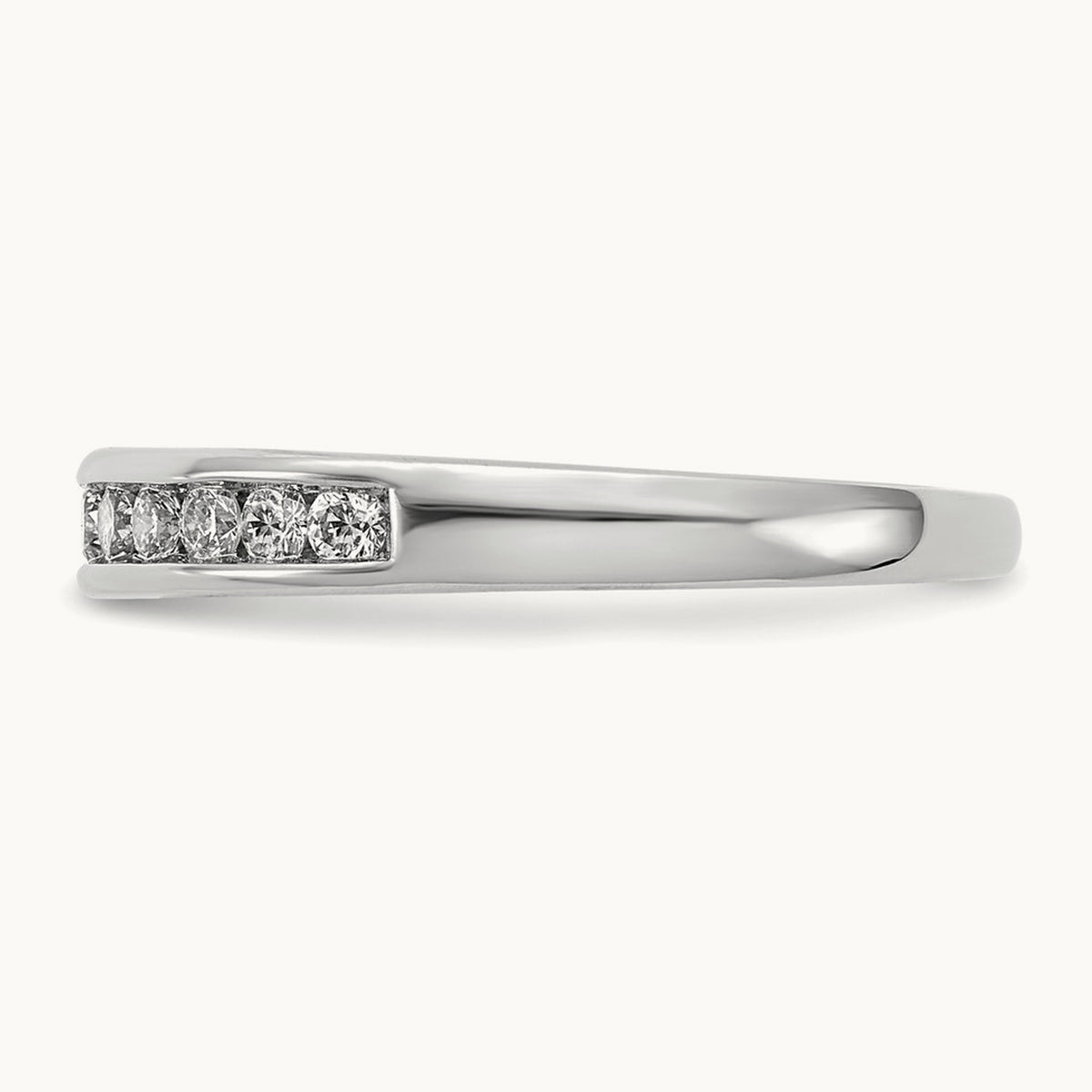 Channel Set Band, 0.10-1.00 ct tw Lab-Grown Diamond — 1/3 ct, 14K White Gold