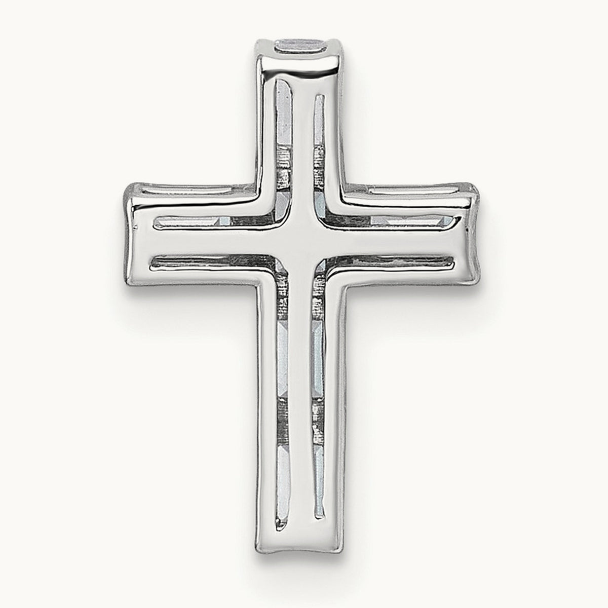 Cross Chain Slide Pendant, 3/4-4 5/8 ct Lab-Grown Diamond