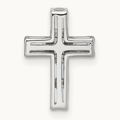Cross Chain Slide Pendant, 3/4-4 5/8 ct Lab-Grown Diamond