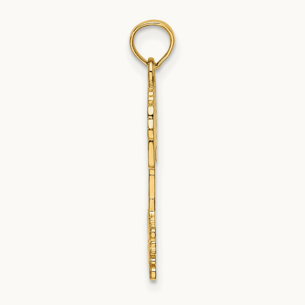 TURKS AND CAICOS Palm Tree Charm, 14K