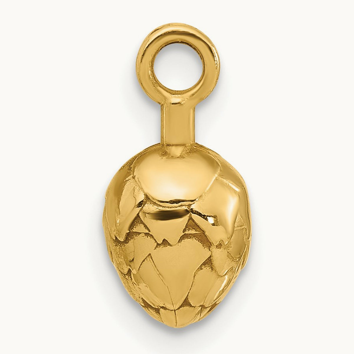 Fancy Artichoke Charm, 14K Yellow Gold