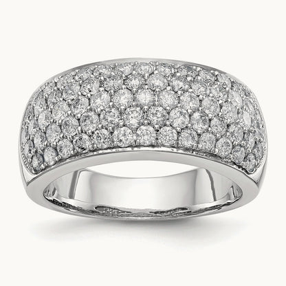 Diamond Band, 14K White Gold
